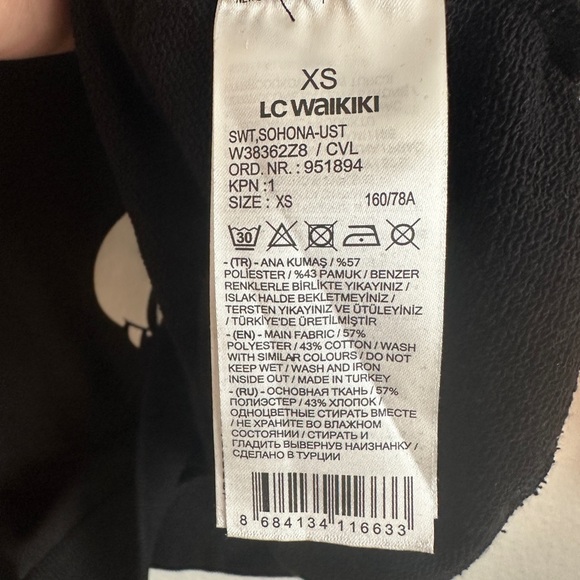 Black Sylvester Looney Toons Hoodie Sweatshirt - Picture 3 of 4